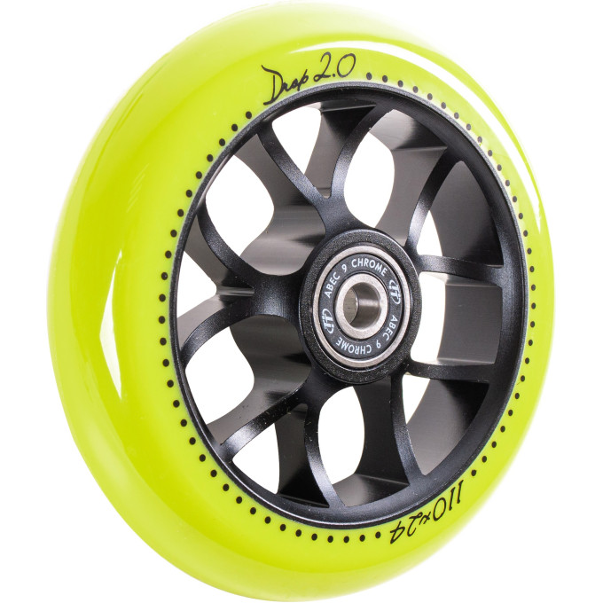 Колесо для самоката TECH TEAM X-TREME 110*24 мм Drop, Y-AW01P, yellow NN007669