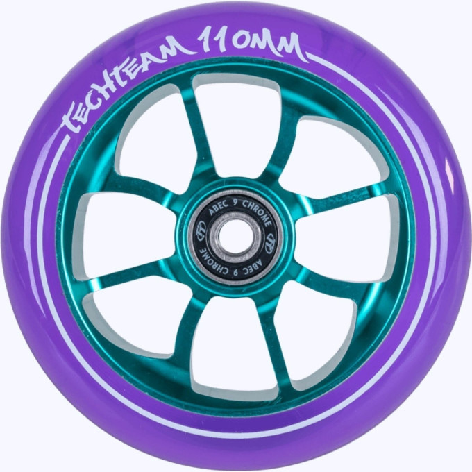 Колесо для самоката TECH TEAM X-TREME 110*24мм PO transp purp(violet) NN004221